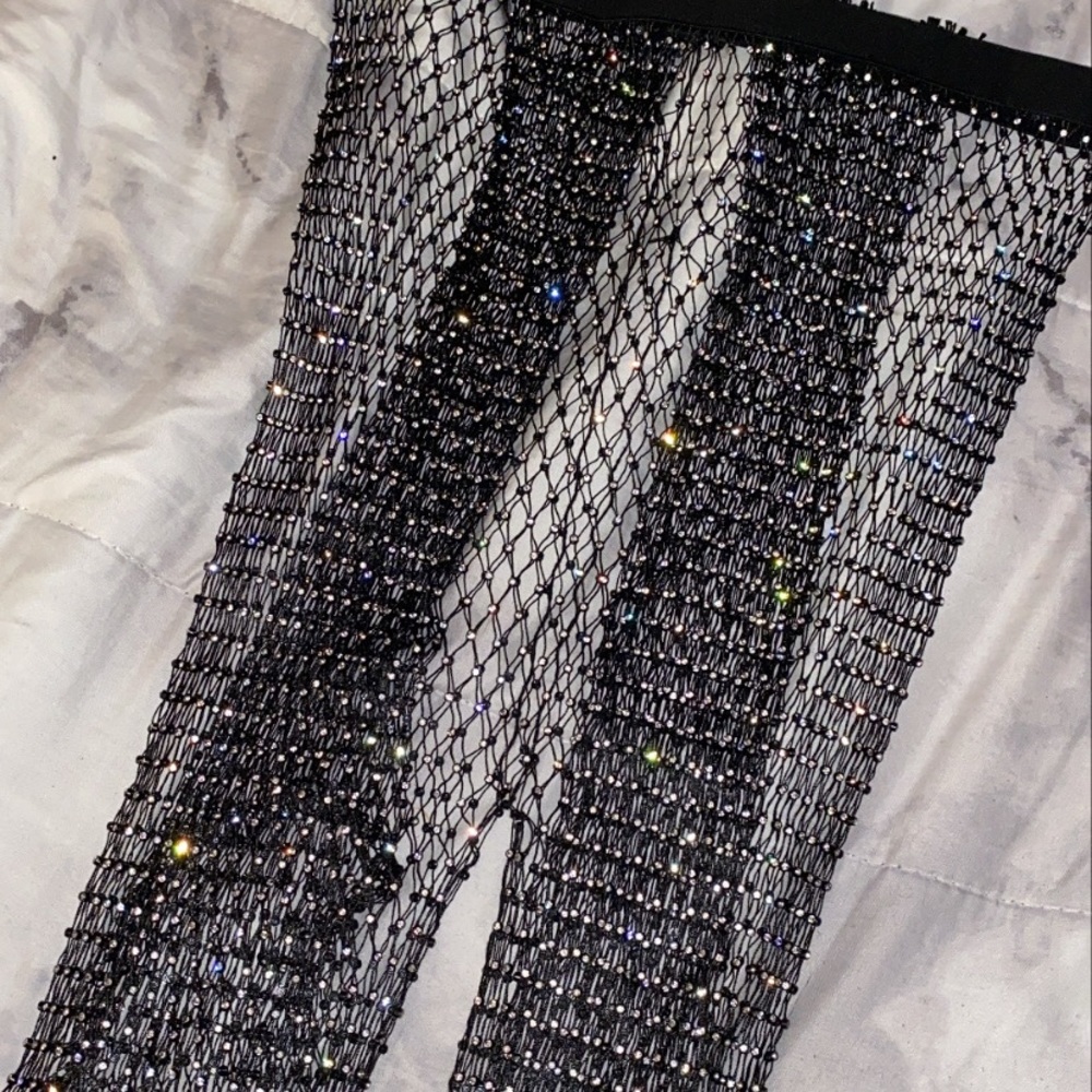 NEVER WORN - diamond cover up pants